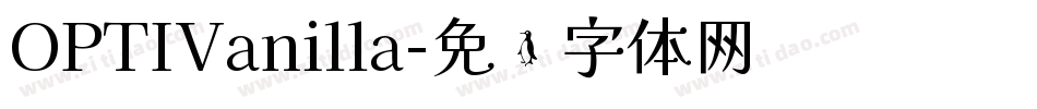OPTIVanilla字体转换
