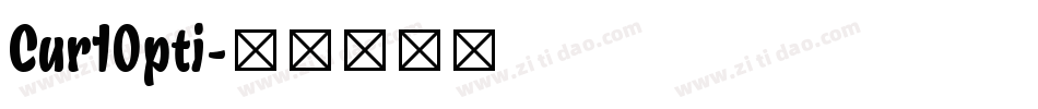 Cur10pti字体转换