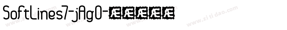 SoftLines7-jAgO字体转换