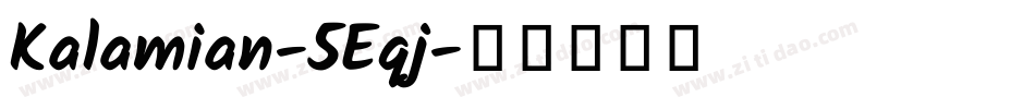 Kalamian-5Eqj字体转换