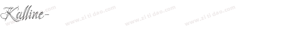 Kalline字体转换