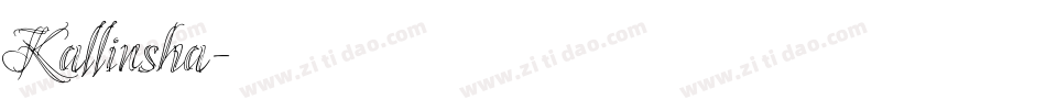 Kallinsha字体转换