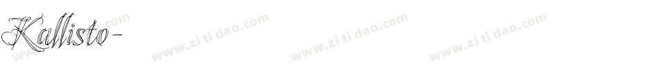 Kallisto字体转换