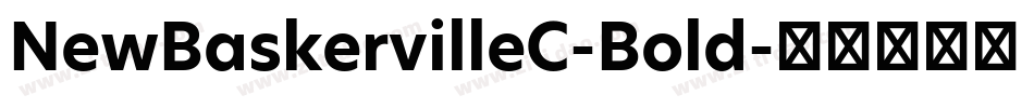 NewBaskervilleC-Bold字体转换