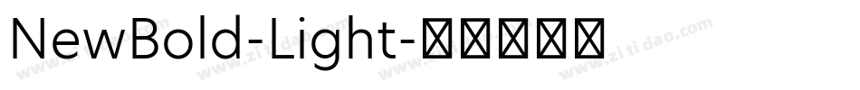 NewBold-Light字体转换