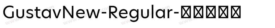 GustavNew-Regular字体转换
