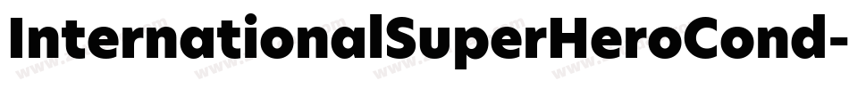 InternationalSuperHeroCond-MDXr字体转换