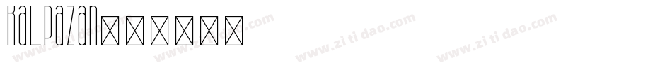 Kalpazan字体转换