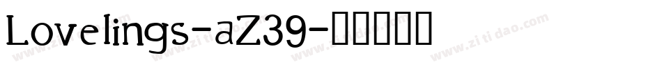 Lovelings-aZ39字体转换