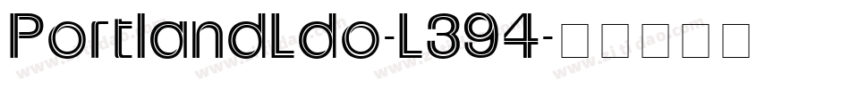 PortlandLdo-L394字体转换