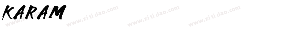 Karam字体转换
