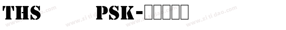 THSarabunPSK字体转换