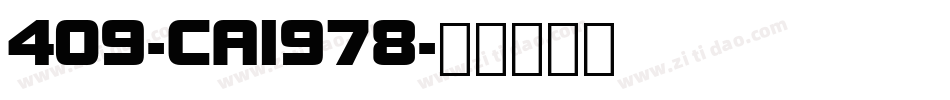 409-CAI978字体转换