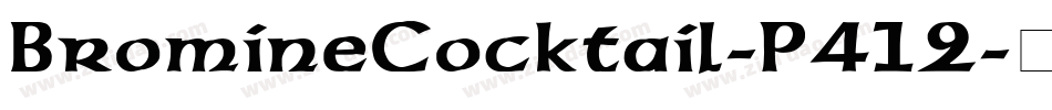 BromineCocktail-P412字体转换