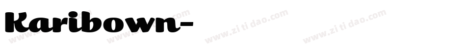 Karibown字体转换