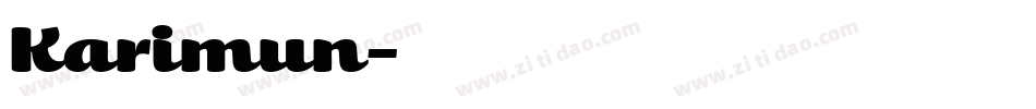 Karimun字体转换