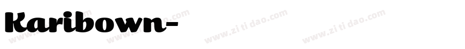 Karibown字体转换