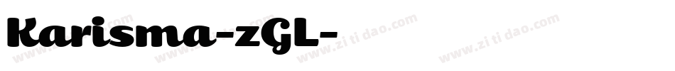 Karisma-zGL字体转换