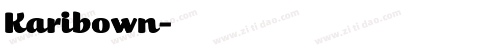 Karibown字体转换