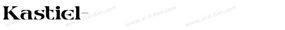 Kastiel字体转换