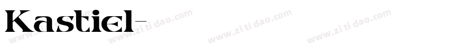 Kastiel字体转换