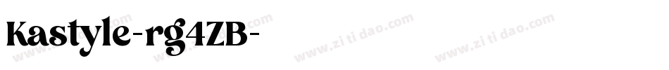 Kastyle-rg4ZB字体转换
