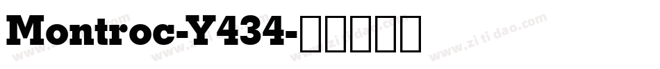 Montroc-Y434字体转换