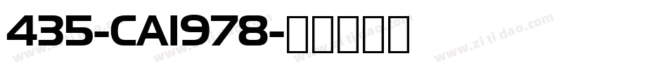 435-CAI978字体转换