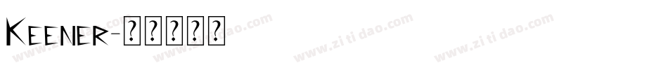 Keener字体转换