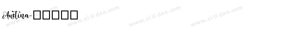 Austina字体转换