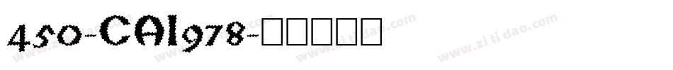 450-CAI978字体转换