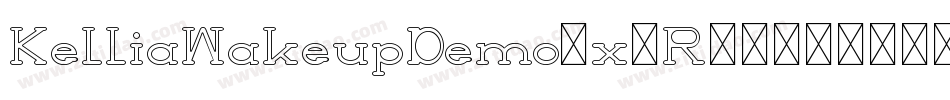 KelliaWakeupDemo-x3R58字体转换