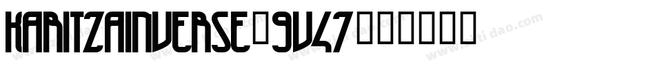 KaritzaInverse-9V47字体转换