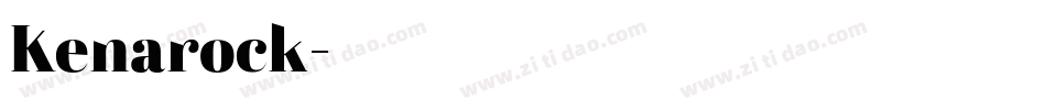 Kenarock字体转换