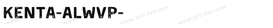 Kenta-ALwvp字体转换