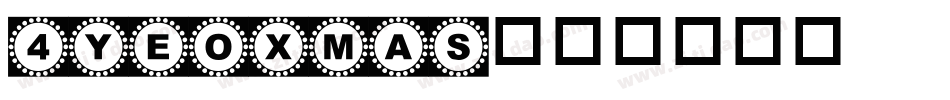 4YEOXMAS字体转换