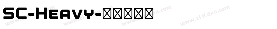 SC-Heavy字体转换