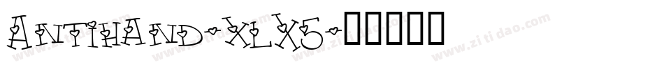 Antihand-xLX5字体转换