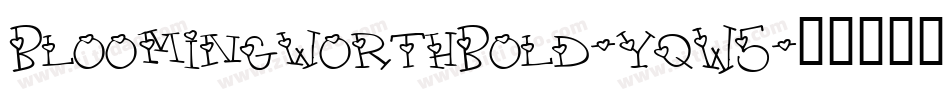 BloomingworthBold-yqW5字体转换
