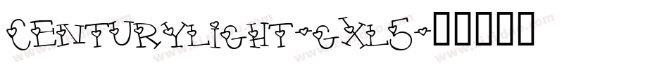 Centurylight-gxl5字体转换