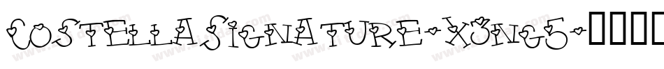 CostellaSignature-x3ng5字体转换