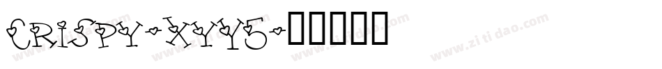Crispy-xyY5字体转换