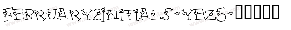 February2Initials-yez5字体转换
