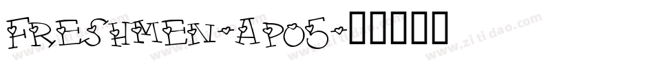 Freshmen-apo5字体转换