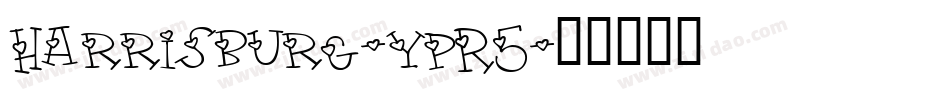 Harrisburg-ypR5字体转换