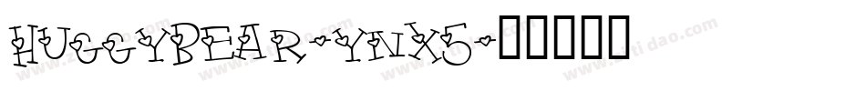 HuggyBear-ynx5字体转换