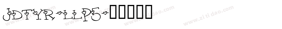 Jdtyr-llP5字体转换