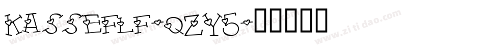 Kasseflf-qZY5字体转换