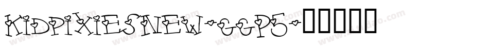 KidpixiesNew-ggP5字体转换
