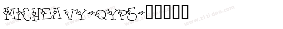 M1CHeavy-qyp5字体转换
